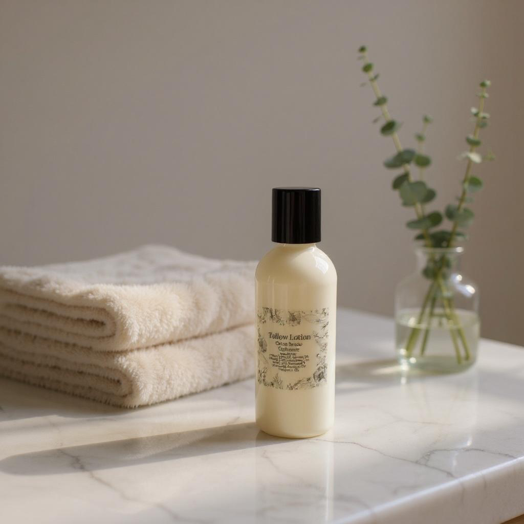 Tallow Lotion Cocoa Butter Cashmere 8oz.