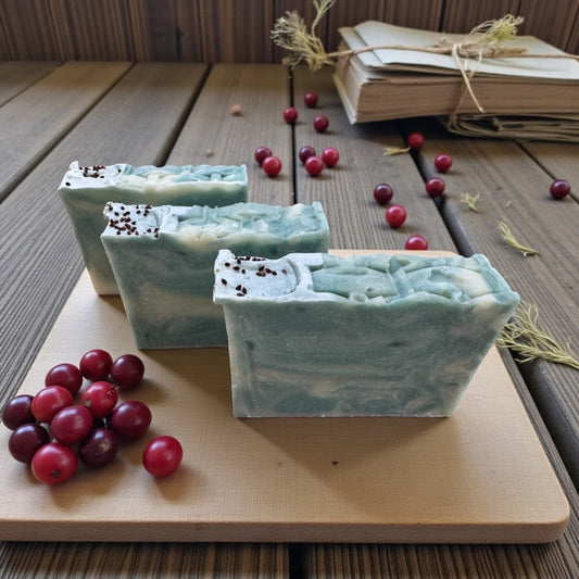 Tallow Cranberry Fig & Cedarwood Cold Pressed Soap