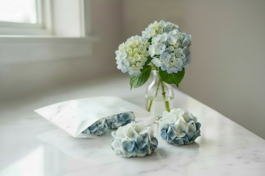 3 Mini Hydrangeas  Cotton Soap🪻🌸💐🌺🌷🌻
