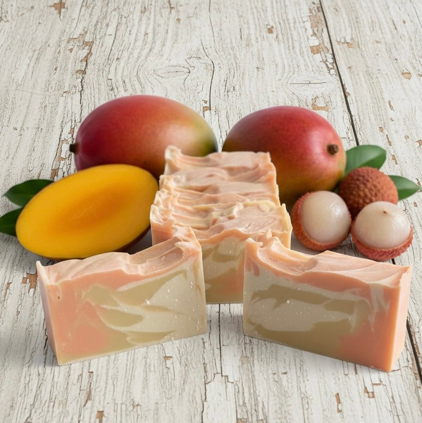 Tallow Mango Lychee Soap🥭