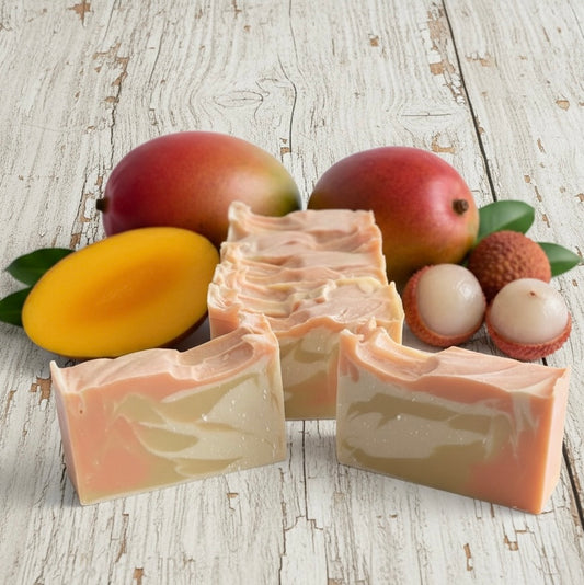 Tallow Mango Lychee Soap🥭
