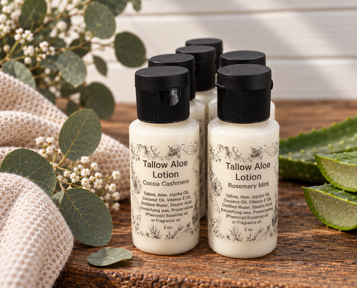 2oz Tallow Aloe Lotion