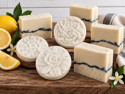 Tallow Lemon Poppyseed Soap 🍋🍋🍋