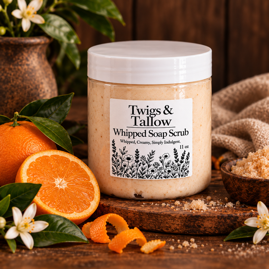 Wild Orange Satsuma Whipped Soap Scrub🍊